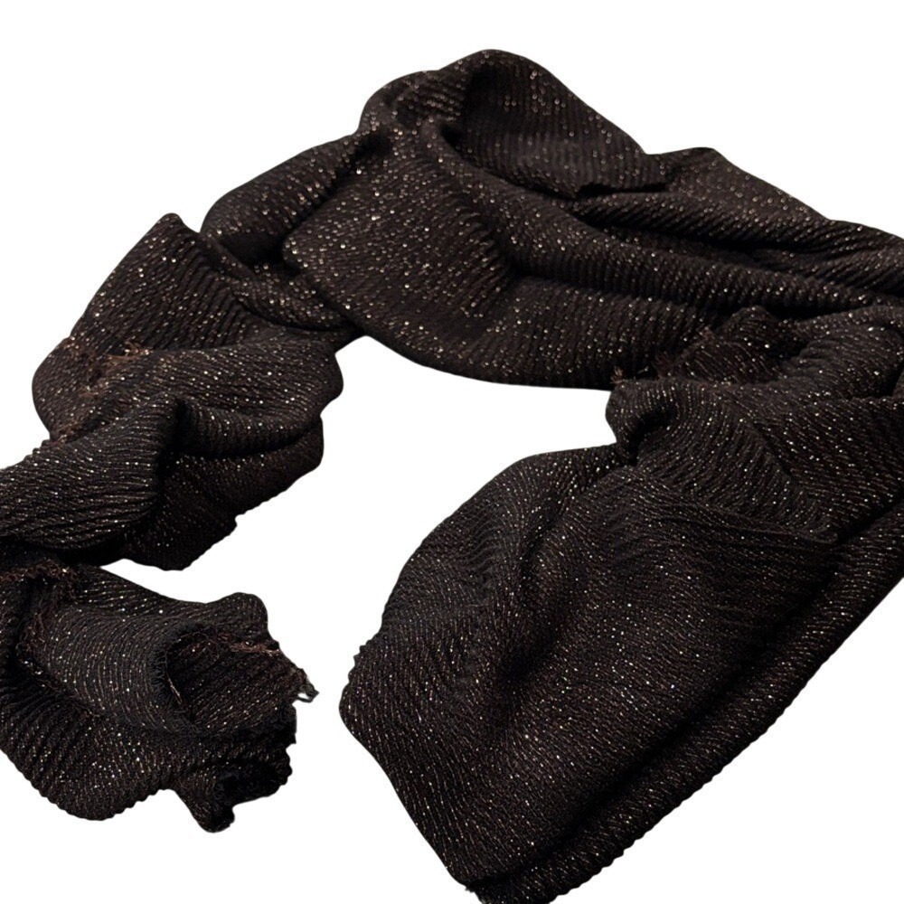 Elegant Black and coppery shimmer Women's Shawl